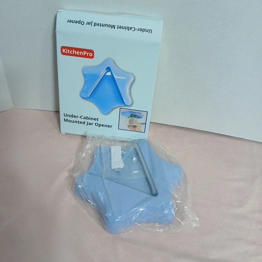 Under Cabinet Mounted Jar Opener Loosen Jar Lids With One Hand Fast & Easy